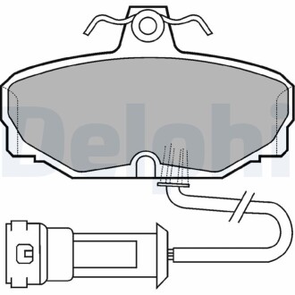 Тормозные колодки, дисковые delphi lp557