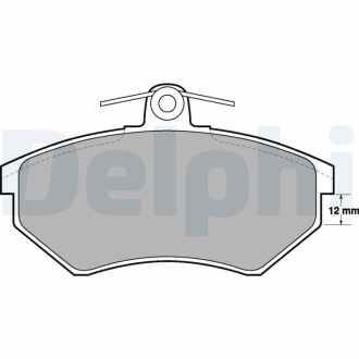 Гальмівні колодки, дискові delphi lp778