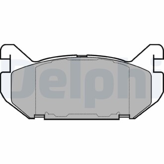 Гальмівні колодки, дискові delphi lp802