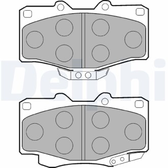 Тормозные колодки, дисковые delphi lp854