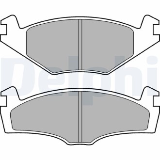 Гальмівні колодки, дискові delphi lp979