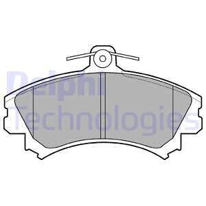 Гальмівні колодки, дискові delphi lp993