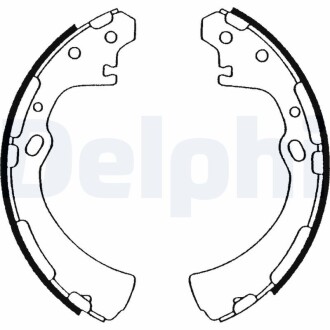 Тормозные колодки, барабанные delphi ls1505