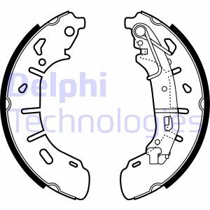 Тормозные колодки, барабанные delphi ls2050