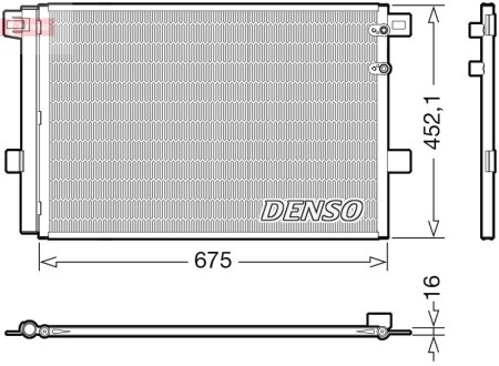 Конденсер кондиционера denso dcn32065 (фото 1)