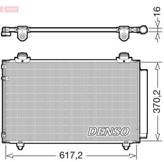 Конденсер кондиционера denso dcn50112