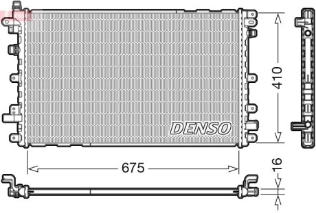 Радиатор охлаждения denso drm20113