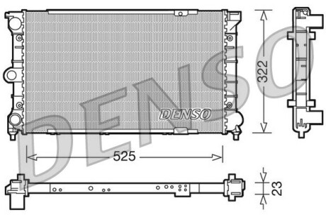 Радіатор denso drm32031