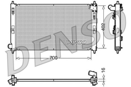 Конденсер denso drm45023