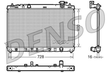 Конденсер denso drm50041 (фото 1)