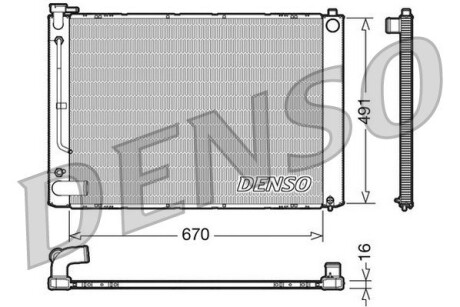 Конденсер denso drm50055