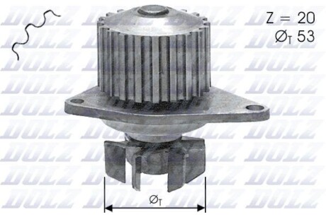 Помпа водяна dolz c110