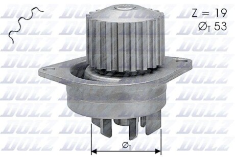 Водяний насос dolz c113