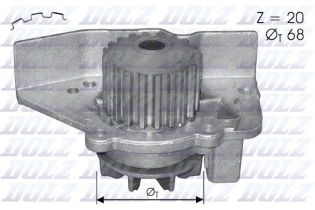 Помпа водяна dolz c118