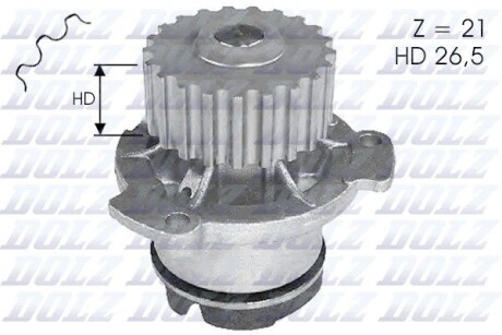 Помпа водяна dolz l121