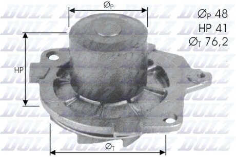 Помпа водяна dolz s314