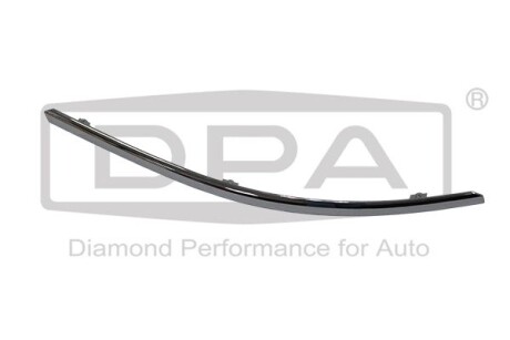 Молдинг переднього бампера правий (хром) Audi A6 (04-11) dpa 88531788102