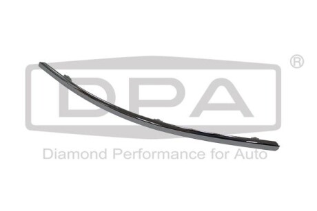 Молдинг переднього бампера лівий (хром) Audi A6 (04-11) dpa 88531788202