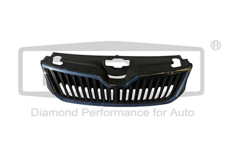 Решетка радиатора без эмблемы с декоративной планкой Skoda RAPID (NH3) (12-) dpa 88531807602