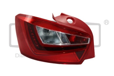 Ліхтар лівий червоний LED Seat Ibiza (08-) dpa 99451456602