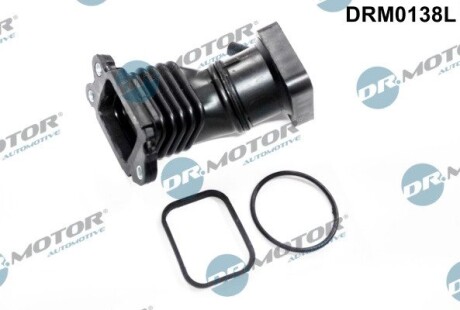 Шланг вентиляції пластиковий з фітингами dr.motor drm0138l