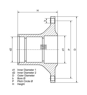 Ступиця колеса dt 2.65243