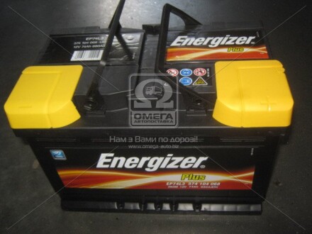 Аккумулятор 74Ah-12v Plus (278х175х190), R, EN680 energizer 574 104 068