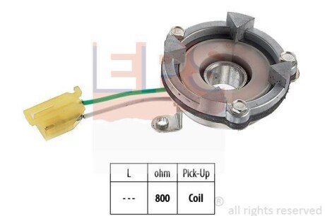 OPEL Датчик ХОЛЛА для распределителя зажигания DELCO REMY Corsa 1,2-1,6 82- eps 1.912.011