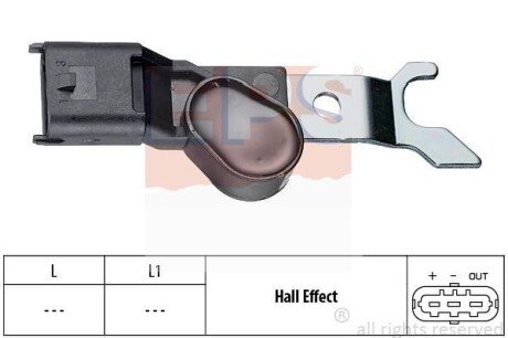 OPEL датчик обертів двигуна Astra G 2.0,Omega B 2.2 eps 1.953.310