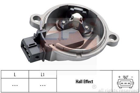 VW датчик фази AUDI 1,8-2,8: A3/4/6 VW SKODA SEAT eps 1.953.365