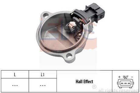 VW датчик обертів двигуна AUDI 2,6/2,8 94-98 eps 1.953.401