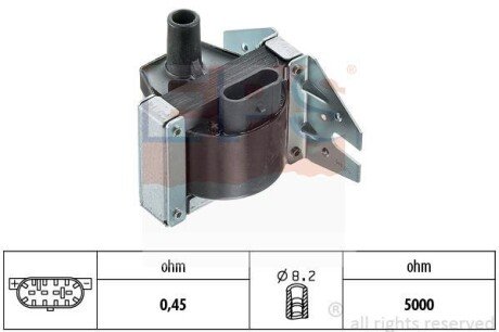 FIAT котушка запалювання Tempra 1.4I 93- eps 1.970.148