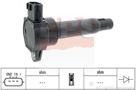 DB котушка запалювання SMART Fortwo 1,0 07- eps 1.970.503