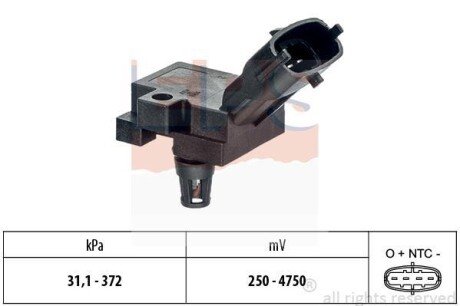 VOLVO датчик надуву CX60 2.4D 08- eps 1.993.248