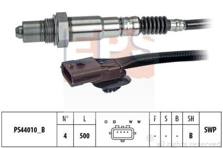 Лямбда-зонд (4 конт.) RENAULT, NISSAN eps 1.998.306