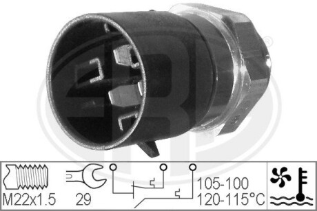 Датчик вмикання вентилятора era 330220