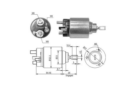 Втягуюче реле era zm1371