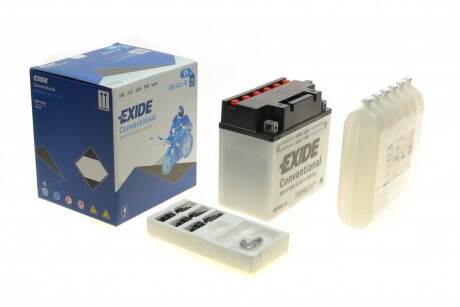 Стартерная батарея (аккумулятор) exide eb16cl-b