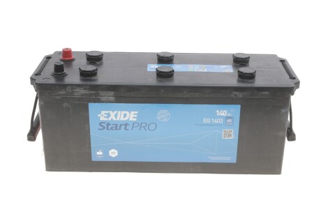 Акумуляторна батарея 140Ah/800A (513x189x223/+L) StartPro exide eg1403