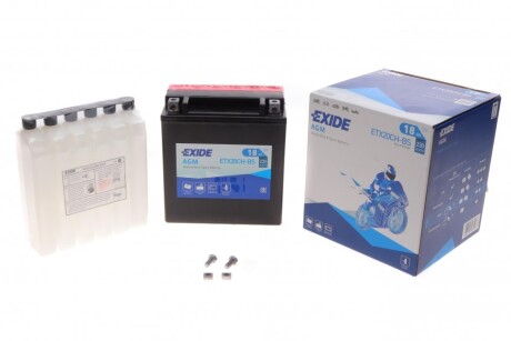 Стартерная батарея (аккумулятор) exide etx20ch-bs