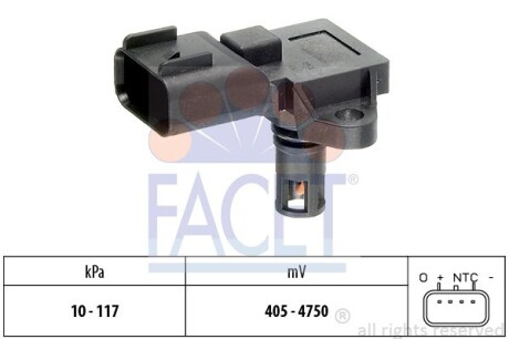 Датчик абсолютного тиску facet 10.3097