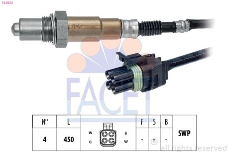 Датчик кисню (лямбда-зонд) 2108 -2123 (0258005247) facet 108232