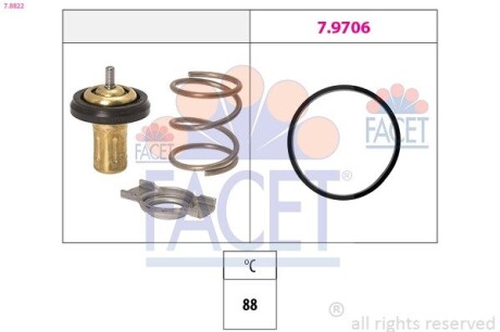 Термостат Fiat Ducato 2.0-2.3 D 11-> (7.8822) facet 78822