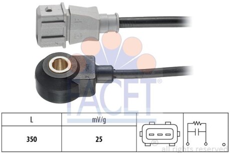 Датчик детонації facet 9.3052