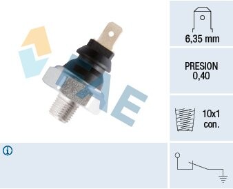 Датчик давления смазки fae 11060