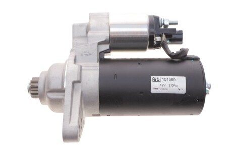 Стартер VW Caddy/T5 1.9TDI 03-/Skoda Fabia 1.4-1.9 D 03-10/Seat Altea 1.4-2.0 D 04- (1.7kw) (z=10) febi bilstein 101569 (фото 1)