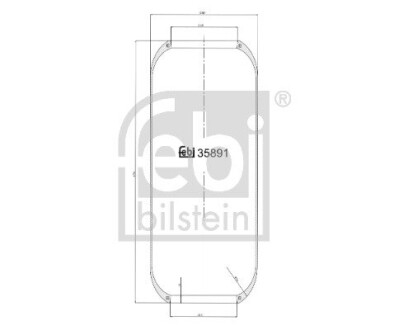 Подушка амортизуюча febi bilstein 35891