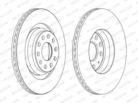 Гальмівний диск ferodo ddf1503c