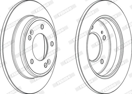 Гальмівний диск ferodo ddf2193c
