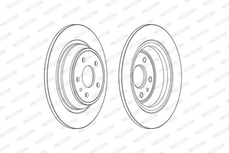 Гальмівний диск ferodo ddf2338c